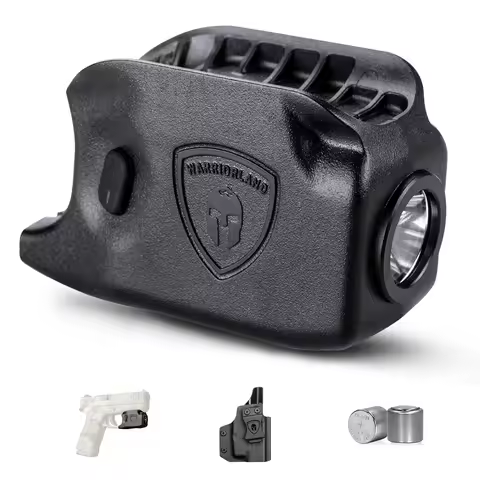 WARRIORLAND Mini Gun Light Series with Kydex Holster For Glock 17 19 43 43x 48 SIG P365XL Taurus G2C