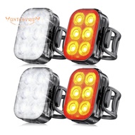 USB Rechargeable Bike Lights for Night Riding, Bike Light for Night Riding, Bike Front and Tail Light