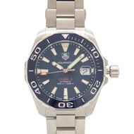近全新 TAG Heuer Aquaracer Calibre 5 WAY211C 藍色不鏽鋼藍色錶盤自動腕錶 1212 [二手] TAG HEUER
