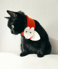 狐狸圍巾 寵物項圈 狐狸圍巾 寵物項圈 貓項圈 寵物圍巾 狗