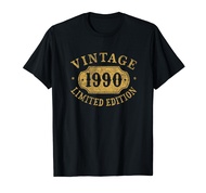 34 years old 34th Birthday Anniversary Best Limited 1990 T-Shirt