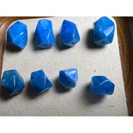 Green Apatite permanent coarse bead Charm size 9-14mm+ beads charms