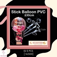 5 pieces of PVC foil balloon sticks, large balloon sticks | PVC balloon stick | Balloon stick