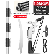 Tree Scissors Tree Cutter Pruning Saw Rambutan Cutter Tall Tree Branch Saw Cutter Long Shears Fruit 