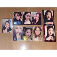 Photocard pc red velvet newjeans joy seulgi irene wendy yeri