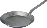 de Buyer 5616.24 MINERAL B Round Carbon Steel Steak Fry Pan 9.5-Inch Metallic Small