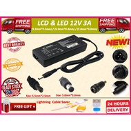 BenQ 12V 3A (5.5mm x 2.5mm) (5.0mm*3.0mm) For FP563 FP567 FP581 FP591 FP731 FP747 FP767 FP791 Lcd & 