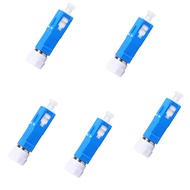 [Uesful888]FTTP Optical Patch Cord 5pcs SC Male to FC Female UPC Simplex Fiber Optic Adapter Pigtail
