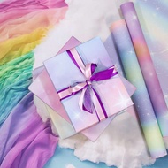 pembalut buku pembalut buku latihan pembalut buku teks Thick Gradient Color Wrapping Paper Send Boyf