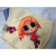 Tudung custom termasuk printed