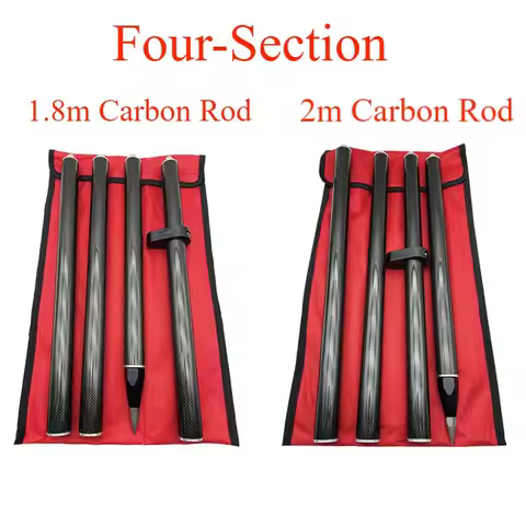 1.8M 2M Survey PRISM POLE Carbon Fibre GPS GNSS RTK Pole 5/8x11 Thread for Leica For Topcon Trimble
