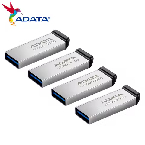 Original ADATA USB 3.2 Flash Drive Metal U Disk for Computer 32GB 64GB 128GB 256GB Pen Drive Origina