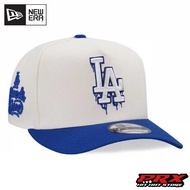 NEW ERA 9FIFTY A-FRAME LOS ANGELES DODGERS BLEED BLUE CHROME TWO TONE EDITION SNAPBACK CAP