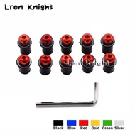 For HONDA cbr 600 rr/f4i/f4 vfr 800 steed 1000rr cb1000r crf250l Motorcycle Windshield Bolts Screw N