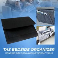Tas Tempat Penyimpanan Organizer Hp Remote Buku Tab Kacamata Samping Sofa Kasur Tempat Tidur Ranjang