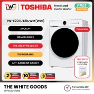 [FREE SHIPPING] TOSHIBA 7KG / 8.5KG / 9.5KG Front Load Inverter Washer TW-E70BUT21UWM(WW) TW-E85BUT2