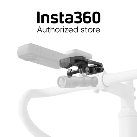 Official & Original Insta360 Bike Computer Mount , Compatible with bike computers from Garmin, Wahoo