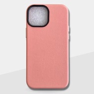 Wit's - 蘋果iPhone 13 高級真皮手機保護套 牛皮, 粉紅色