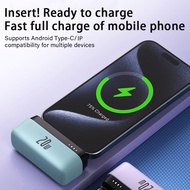 Mini 5000 mAh Fast Charging Powerbank Wireless Mobile Power TYPE C for 15 14 13 12 11 X 8 （SG READY STOCK）