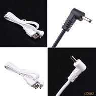 Lidu12 USB Male to 90 Degree 3 5mmx1 35mm for Power Male Plug 5V Cable 100cm 3 3ft