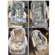 訂做搖搖椅座墊-棉質.多款多色.多型號. combi aprica AING 兒童餐椅墊 寶寶椅套 high chair (T0944).