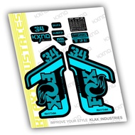 Decal fork FOX 34 RHYTHM 2021 Klaten Decal Bike bicycle sticker