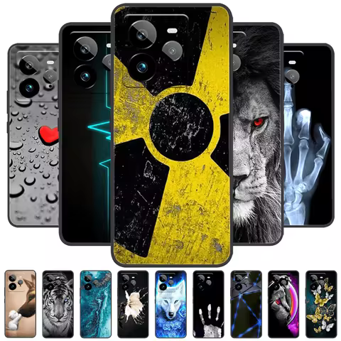 For Realme GT 7 Pro Case GT7 Pro Cute Animal Shockproof TPU Silicone Phone Cover For OPPO REALME GT 