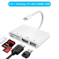 อะแดปเตอร์ Lightning to OTG Digital AV HDMI สำหรับ iPhone iPad