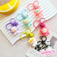 GANTUNGAN Cute Resin Pendant Keychain Couple Bag Bestie Accessories