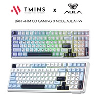 AULA F99 Wireless Mechanical Gaming Keyboard (3 MODE/ Hotswap/ RGB LED) - Genuine Product