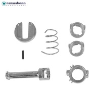 NANASALONNN 7Pcs/Set Car Front Left Right Door Lock Cylinder Kit Replacement Parts For BMW E46 3 Ser