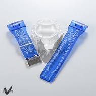 (Vcustom) GA700 CUSTOM PRINTING " MR CARTOON " BAND AND BEZEL WATCH STRAPS