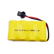 4.8V Battery Pack AA2/3 SM-2P Connector Children's Toy Water Bomb Remote Control Car Robot Rechargea