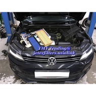 VW Jetta Twin turbo (Jetex high flow air filter with 1.14 kpa flow rate )