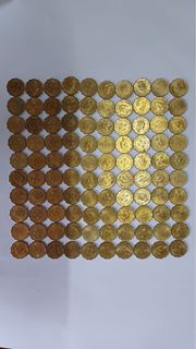 香港女皇頭2毫硬幣50個150蚊100個（有少少氧化）