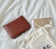 現貨‼️A.P.C. 大熱Josh wallet 小盒子銀包 復古啡｜黑色