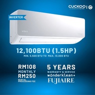 Aircond Inverter Murah 1.0hp 1.5hp | Warranty 5 tahun | Free Service | Cepat Sejuk | Jimat Elektrik 