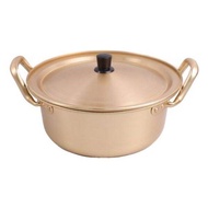 22cm Two-Handled Brass Pot