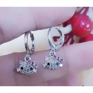 L506 anting anak anti karat anting hello kitty titanium