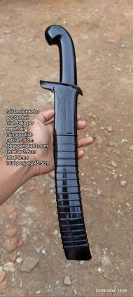 golok kopak rawing full tanduk kerbau 30 cm an