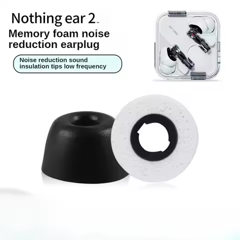 Memory Sponge Eartips for Nothing Ear2 Ear Tips Earbuds in Ear Bluetooth Headset Earplug Hesdphone S