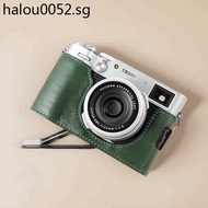 Fuji x100f Camera Bag Genuine Leather Case X100V X100S X100T Camera Protective Case Half Case Base O
