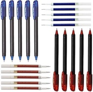 Pentel EnerGel 0.7mm Metal Tip (EnerGel Pen Blue 5, Red 5 &amp; LR7 Refill Blue 5, Red 5) By DTL Company