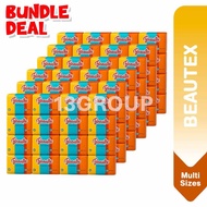 Beautex 3Ply Pocket Tissue / Soft Facial Tissue Travel Tissue Portable Packet Tissue, 12-72 Packs