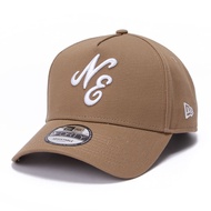 New Era Script Khaki 9FORTY A-Frame Snapback Cap
