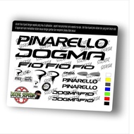 sticker stiker sepeda dogma pinarello - sticker sepeda full cutting