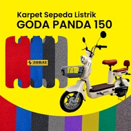 Karpet Alas Kaki Sepeda Listrik GODA PANDA 150 / SOLOS EV Premium Tebal dan Empuk Ukuran Pas