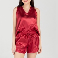 Silk Terno Shorts Sleepwear Pajama for Women