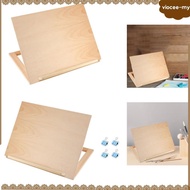 [VioceeMY] Tabletop Easel Beginners Adjustable Angle Drawing Board Drawing Drafting