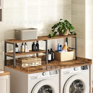 Wooden Washing Machine Countertop Shelf Retro Country Style Wooden Storage Rack Above Washing Machin